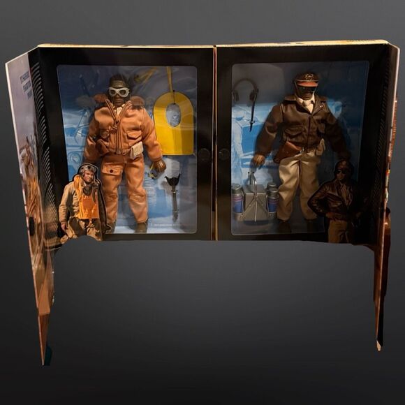 NIB ‘96 African American GI Joe Classic Collection Tuskegee Fighter Bomber Pilot - Picture 11 of 11